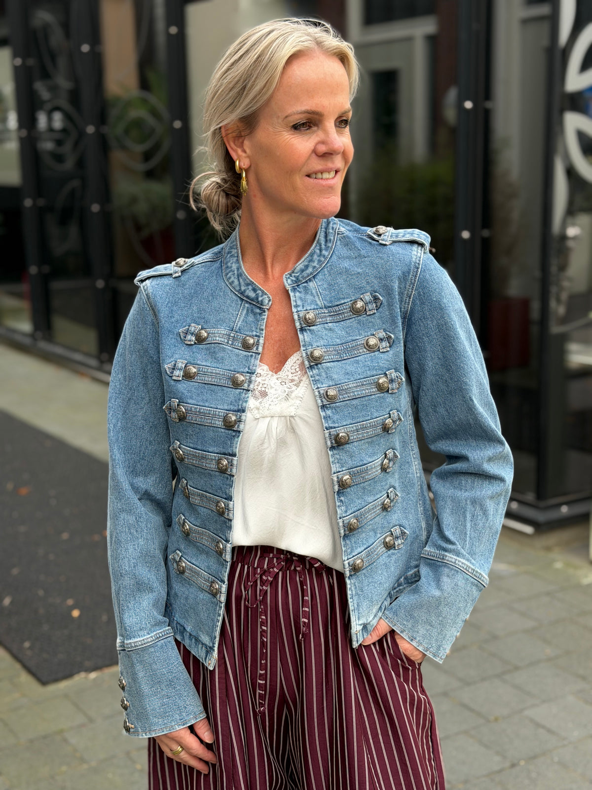 militair denim jacket