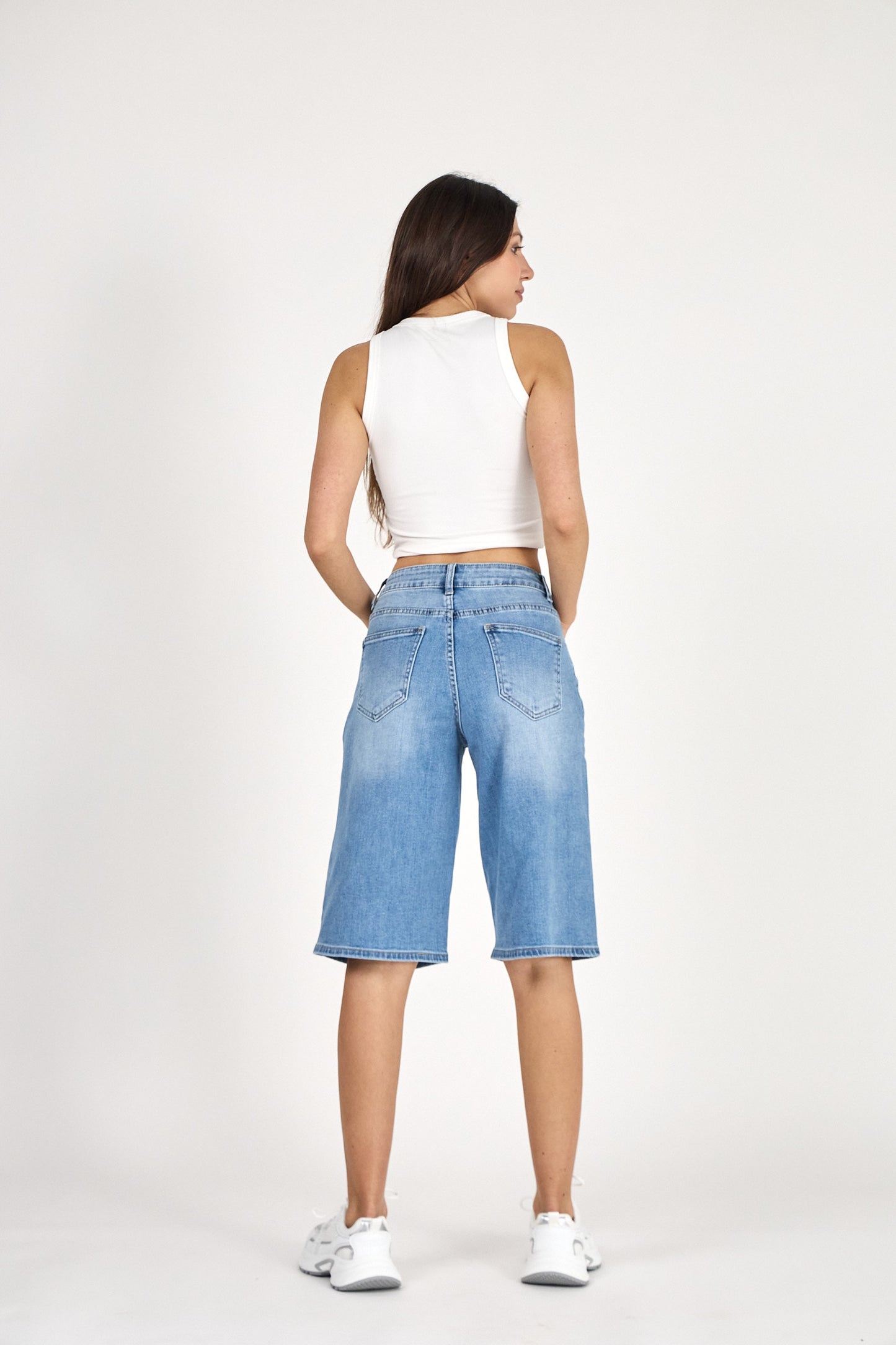 Denim Bermuda blue