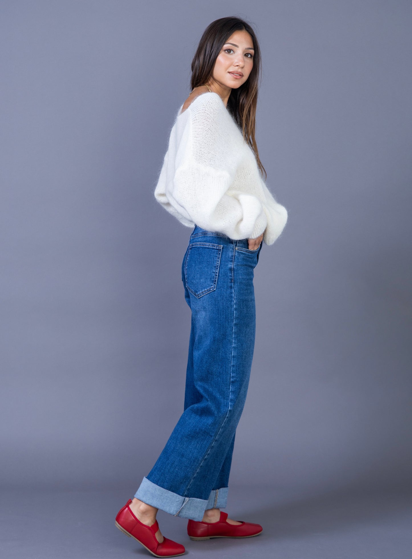 Ana & Lucy straight leg jeans dark blue