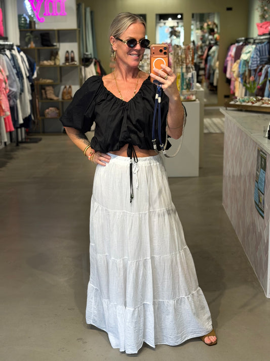 Maxi rok Dina wit