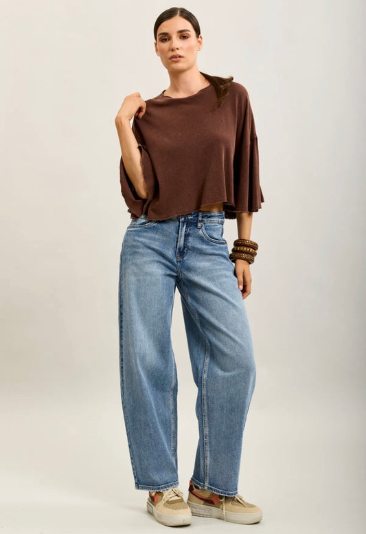 Toxik- Barrel Jeans mid blue