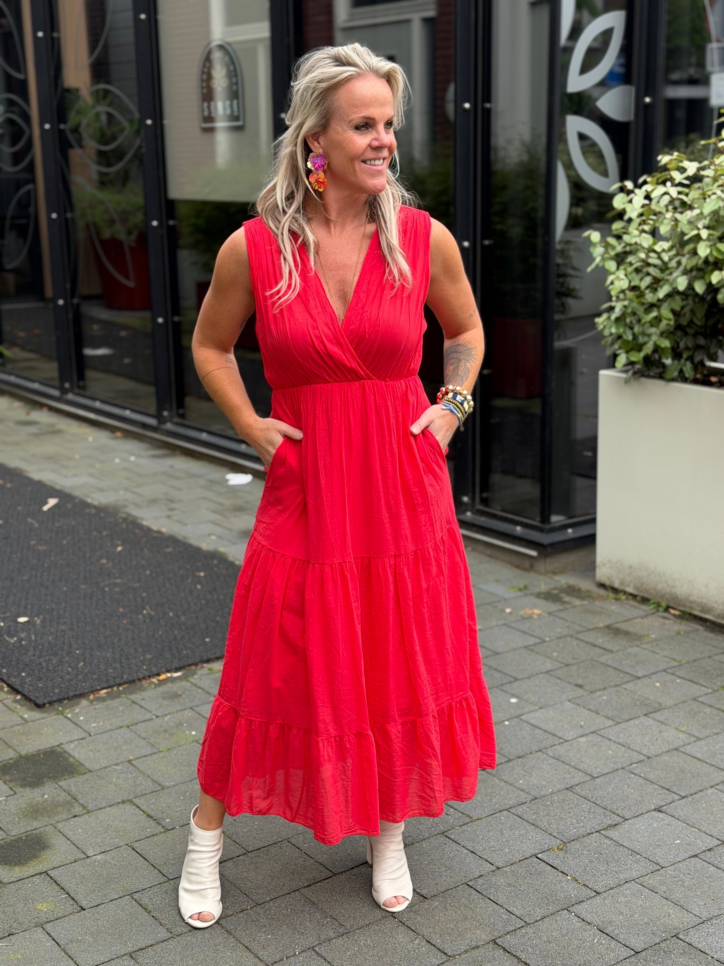 Sophie Dress rood
