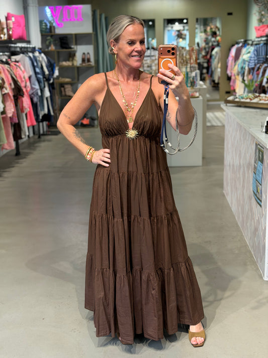 Cotton SUN Dress bruin