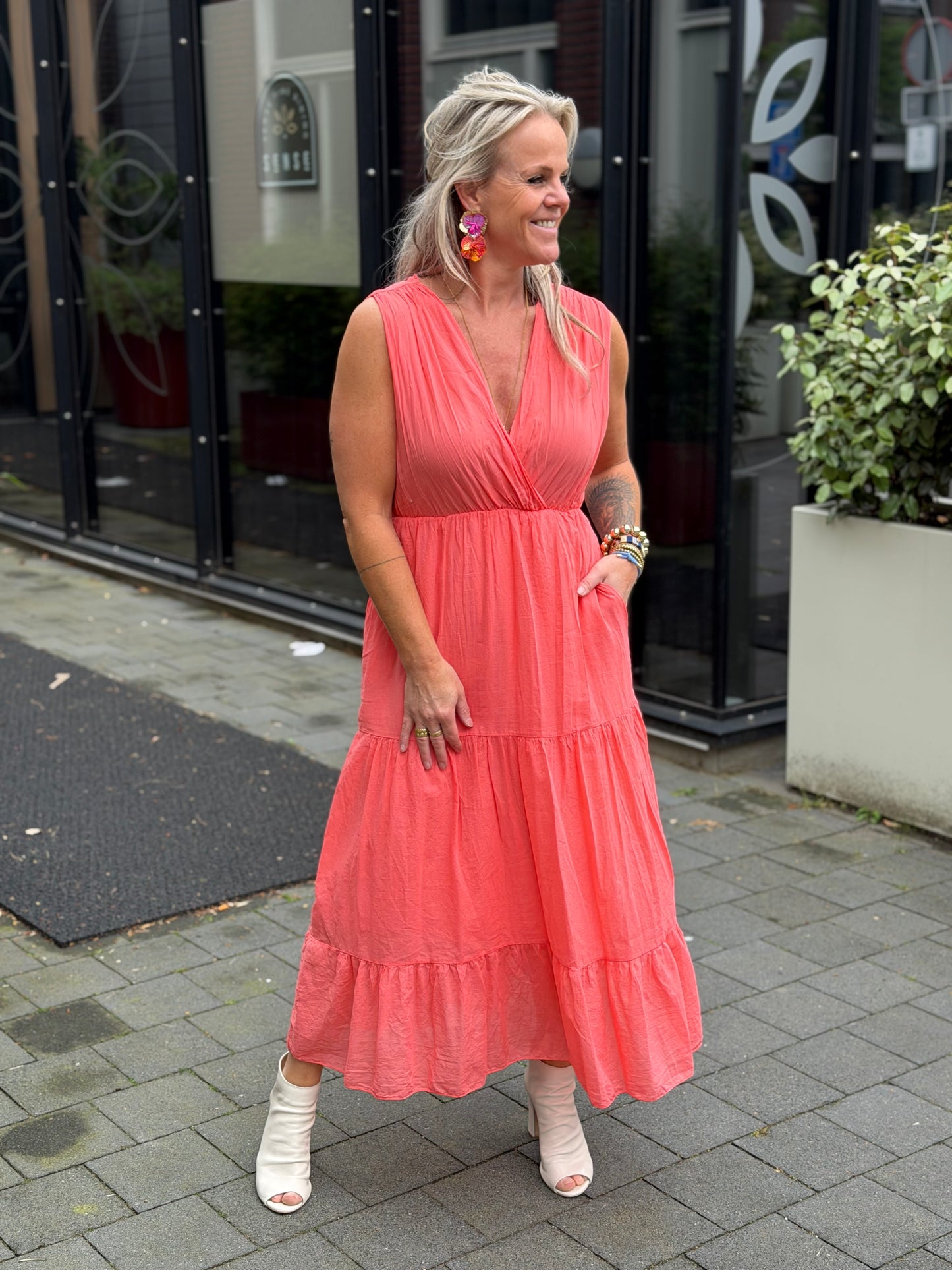Sophie Dress koraal