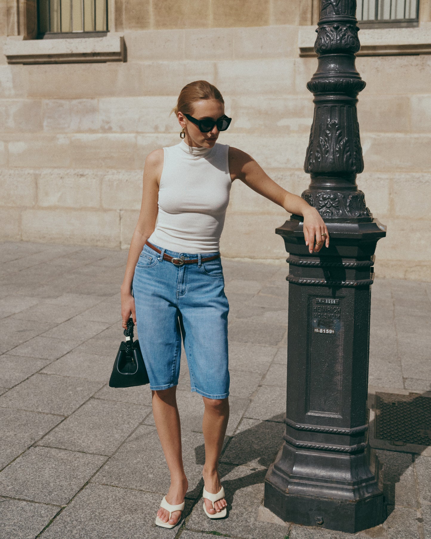 Denim Bermuda blue