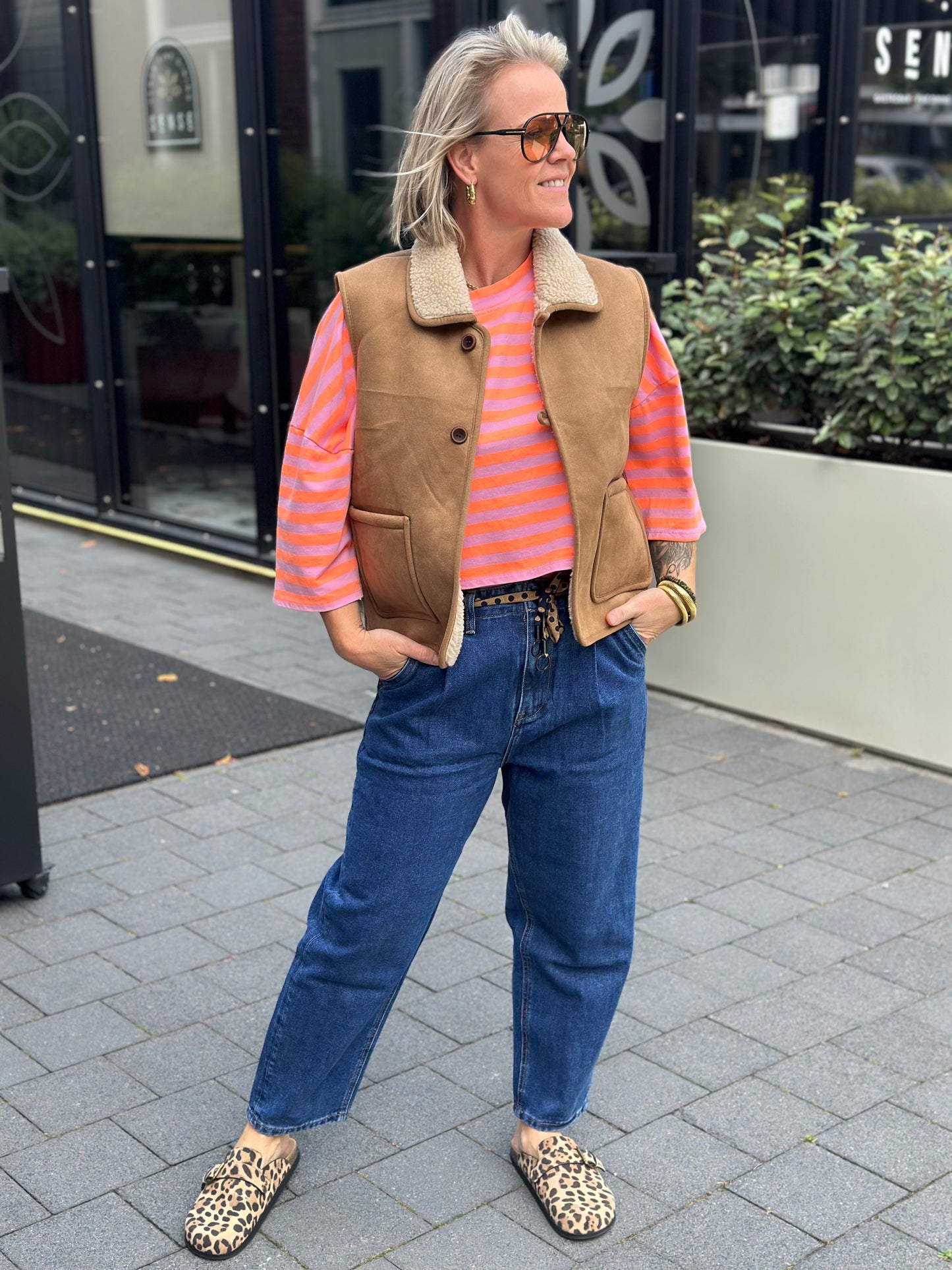 Neon Stripe shirt