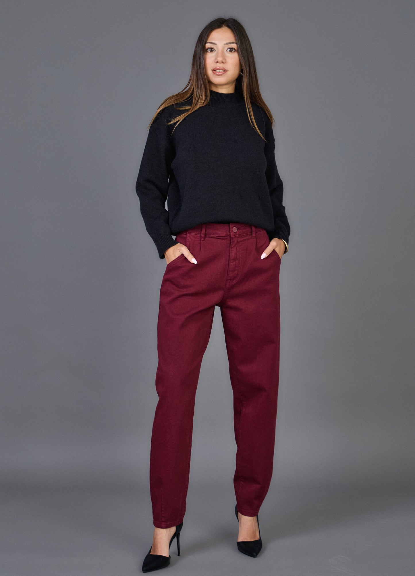 Ana & Lucy Ballon pantalon Bordeaux