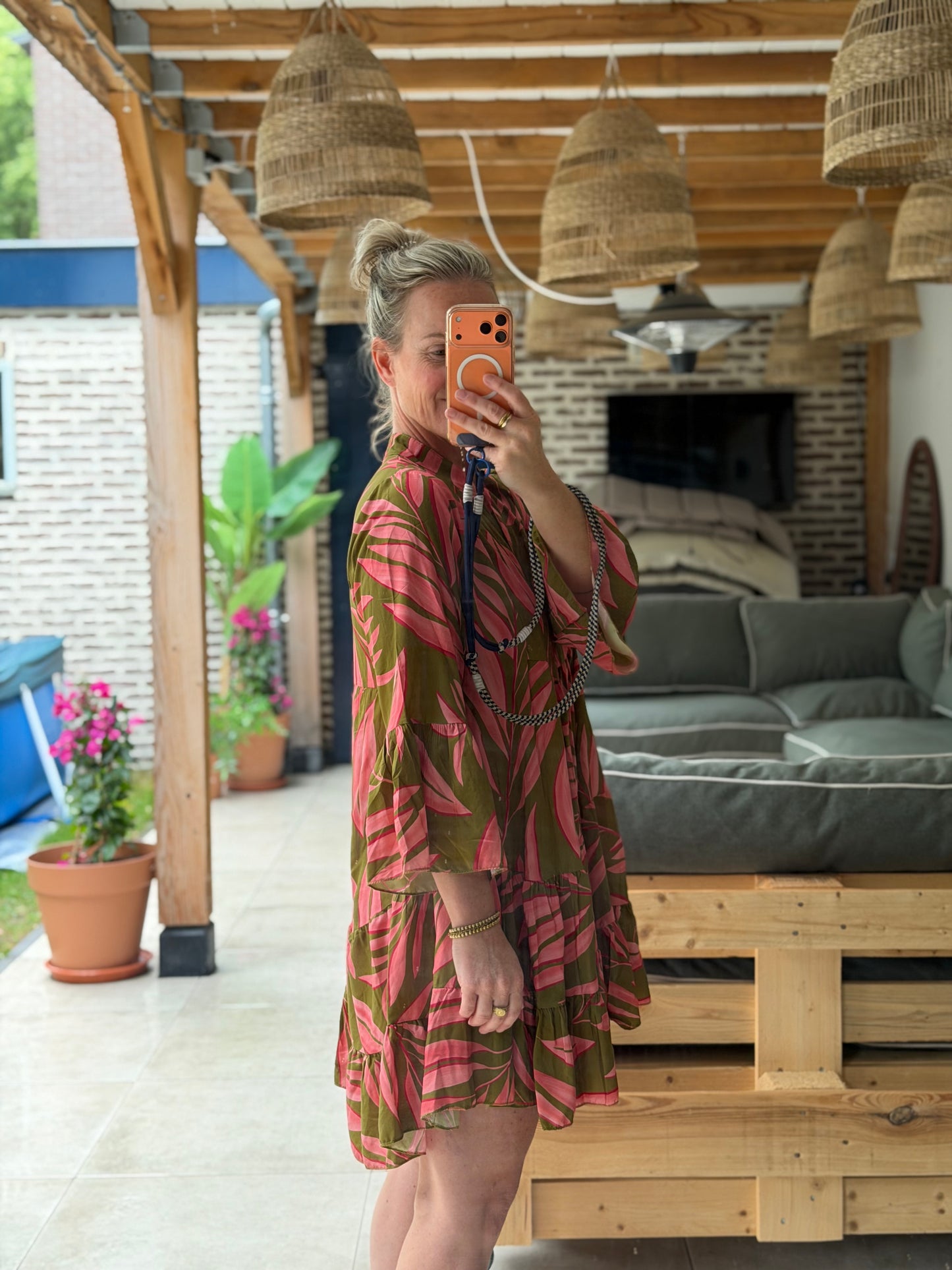 Viscose jurkje Leaf