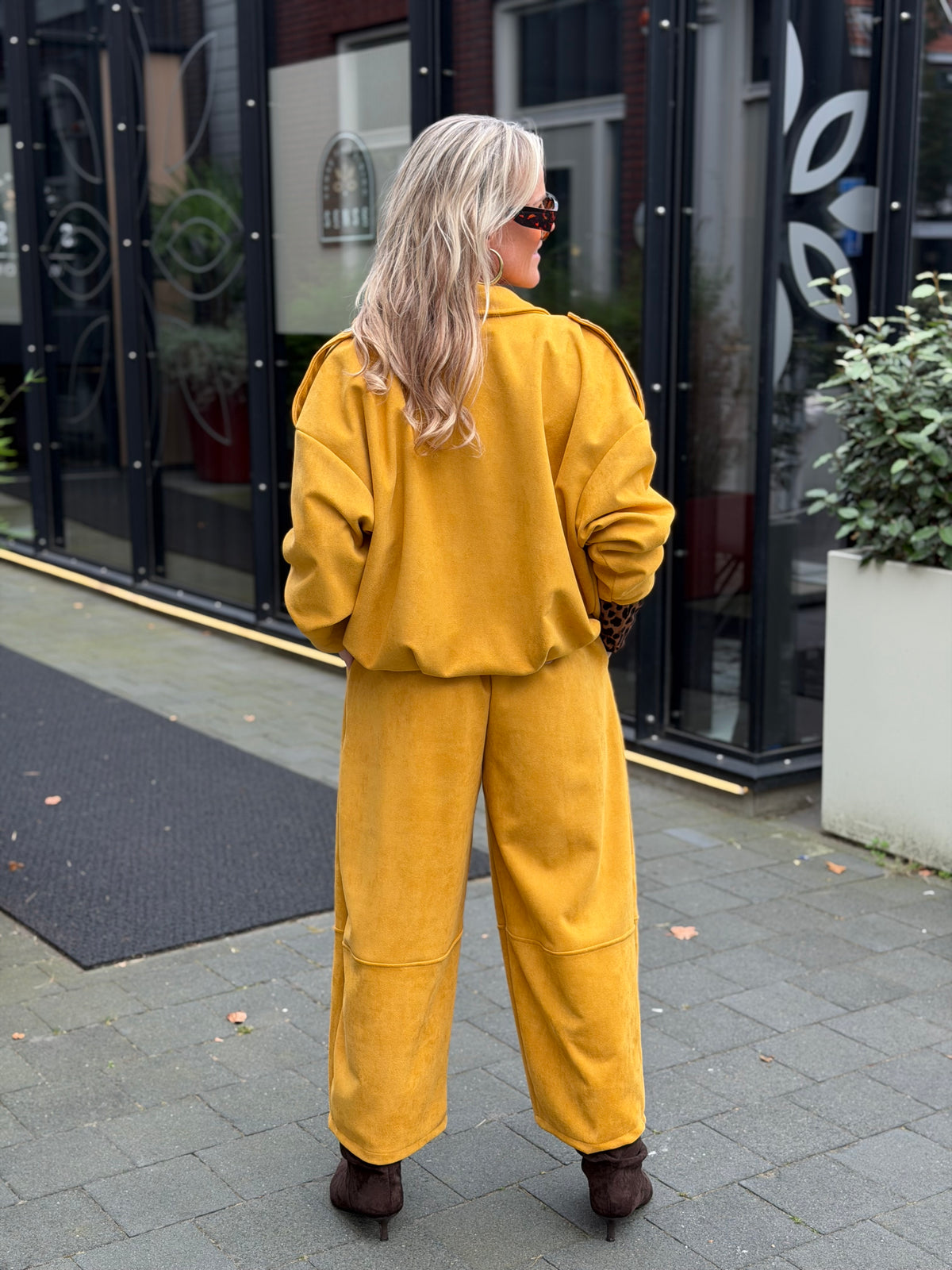 Suedine 7/8 barrel oker geel