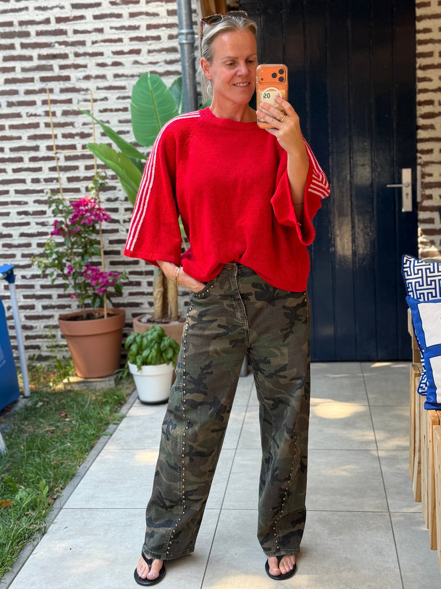 Barrel Jeans studs Camo