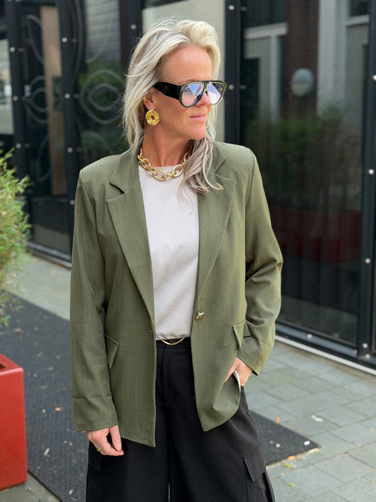 Khaki blazer