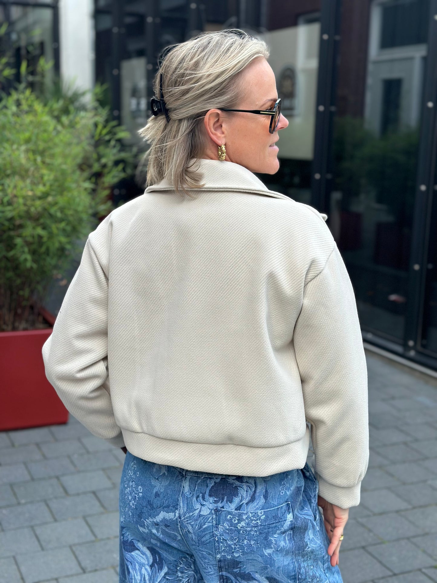 Piloten jacket ecru