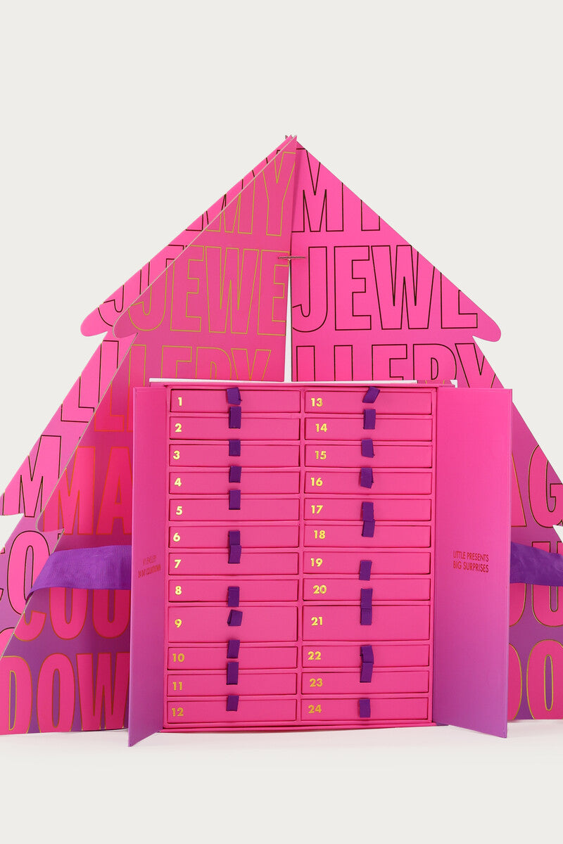 Adventskalender Deluxe 24 Gifts Tree goud