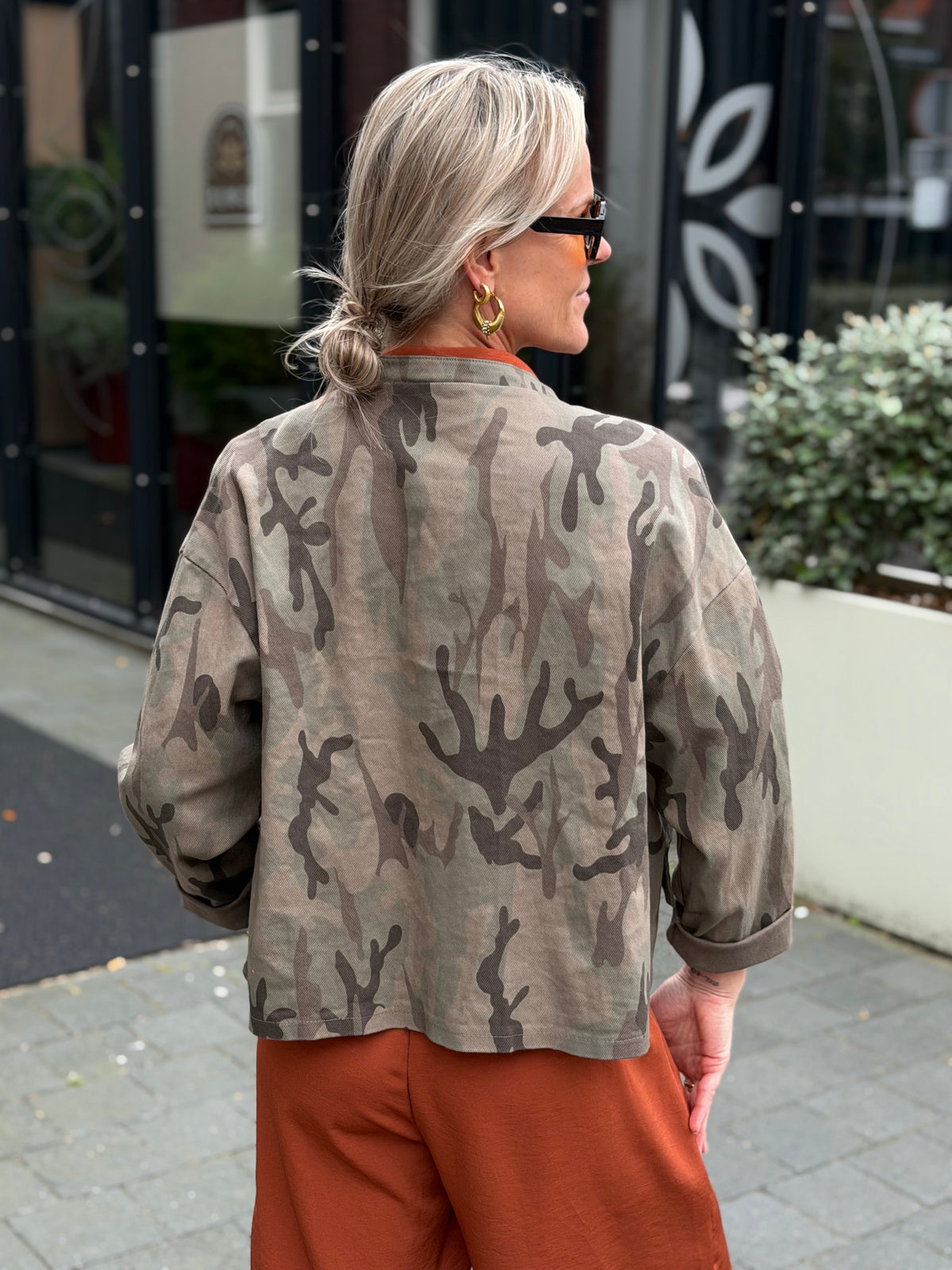 Camouflage militair jacket khaki