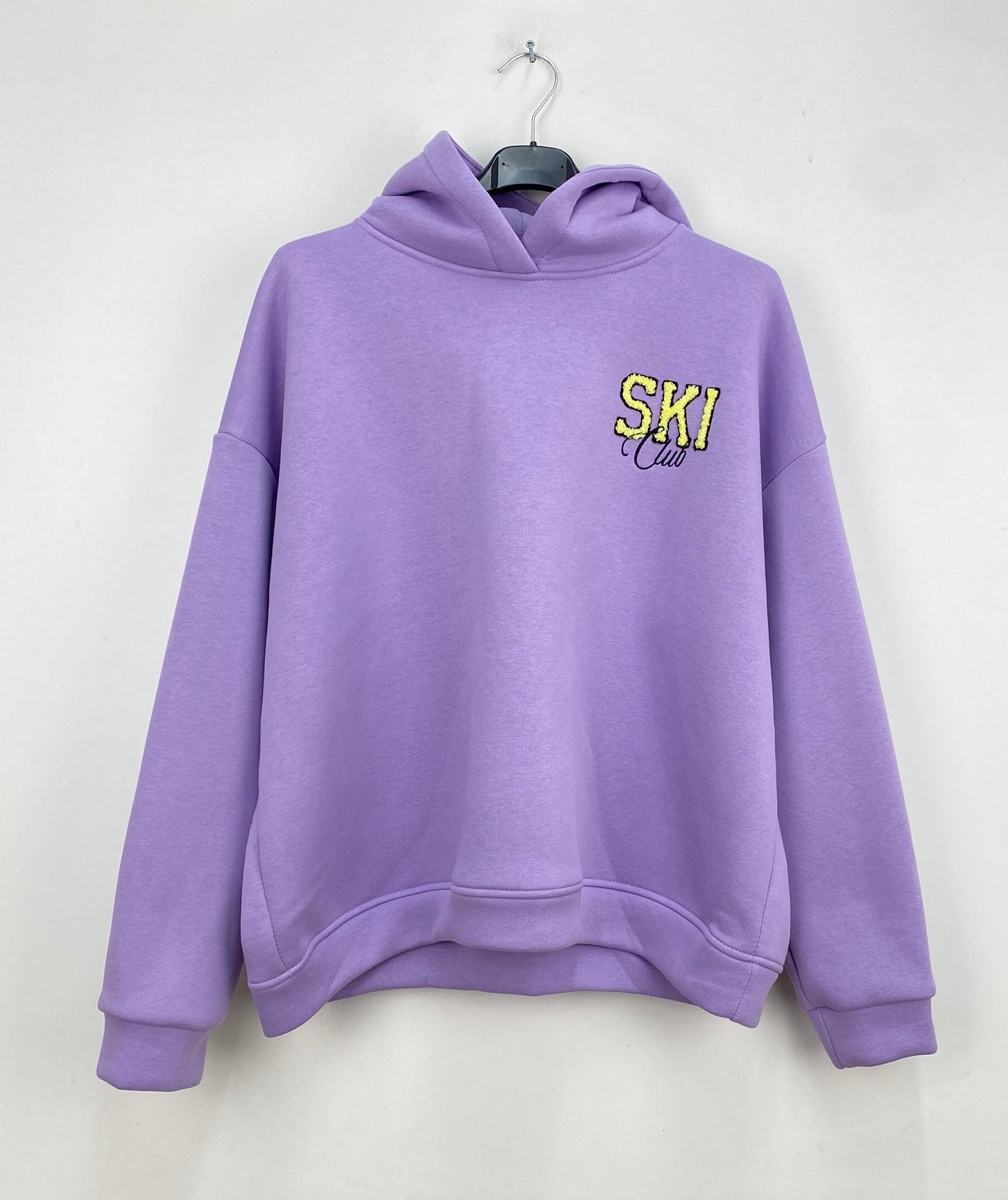 hoodie sweater Ski Club lila