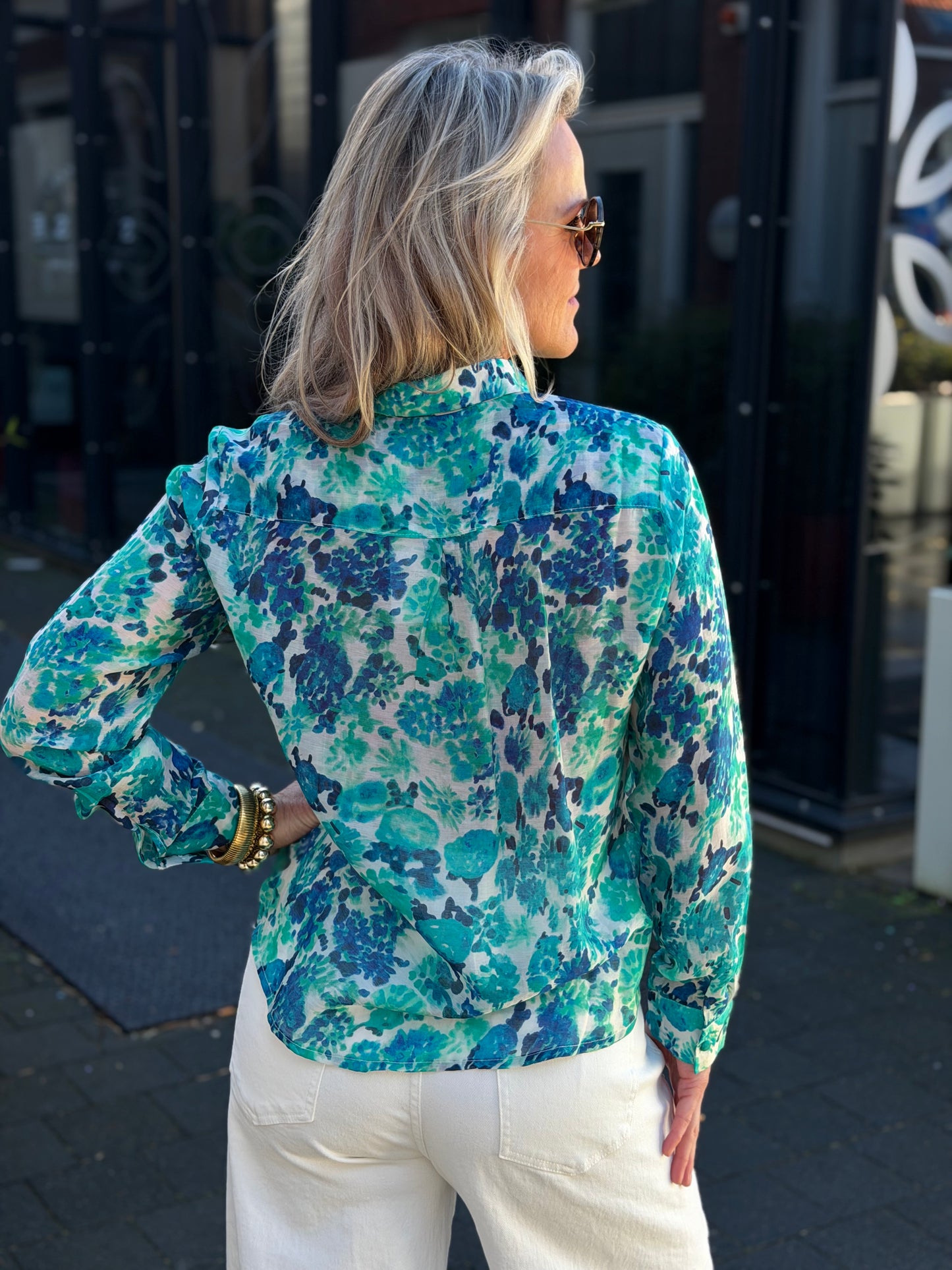 Viscose blouse blues