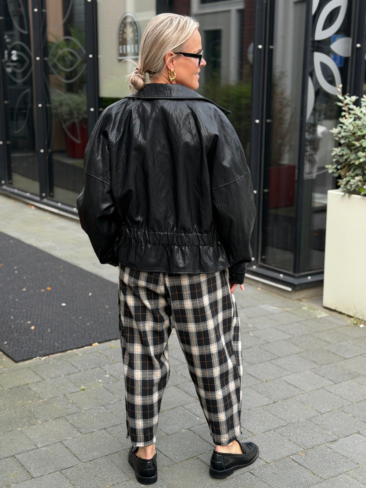 Fake Leather look jacket Lumina