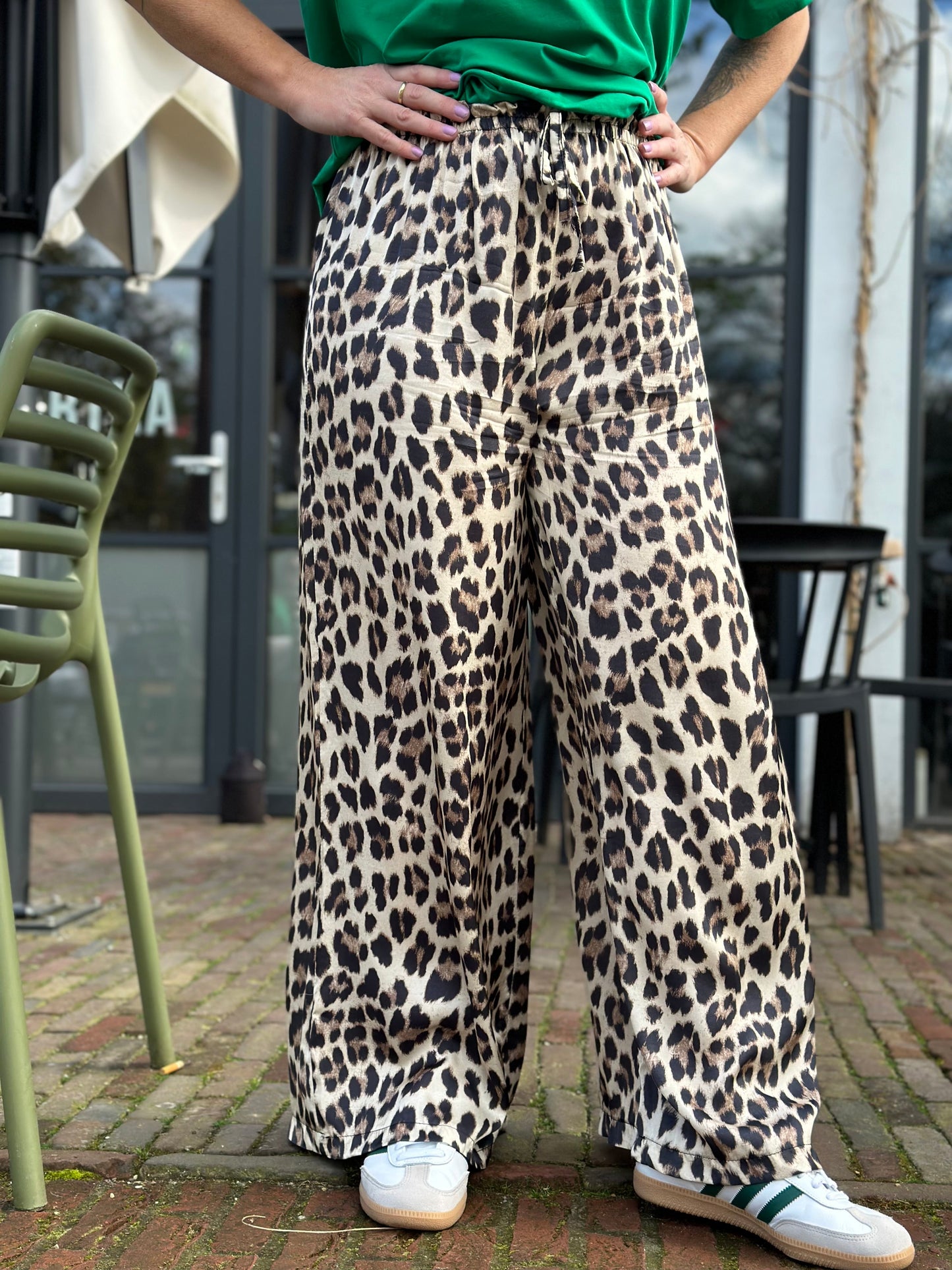 Silky Viscose Leopard pants