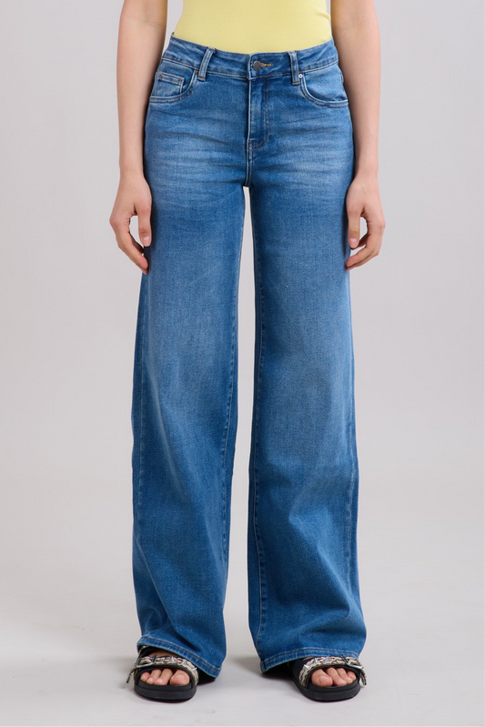 Toxik Wide leg jeans 85 dark blue