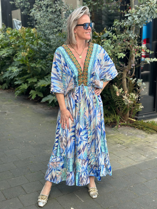Ibiza Dress Aqua/blauw (grote cupmaat)