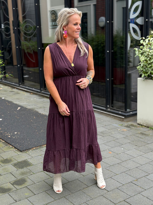 Sophie Dress aubergine