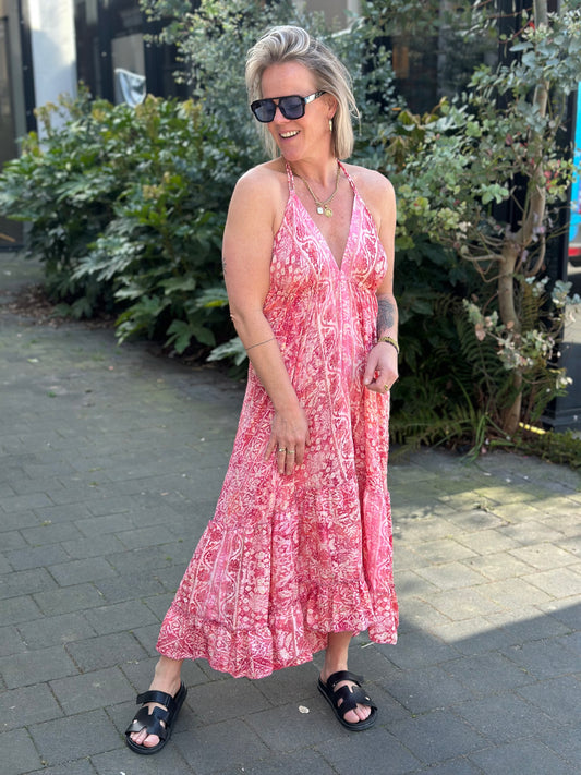 Ibiza summer Dress pink