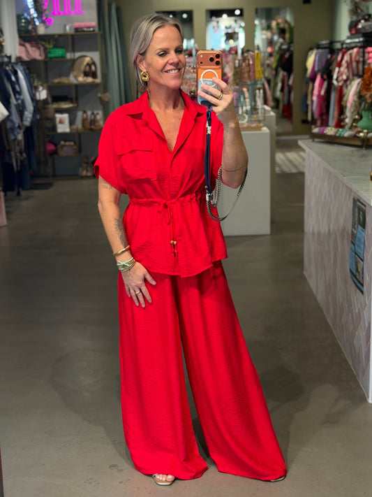 Co-ord set Kim rood