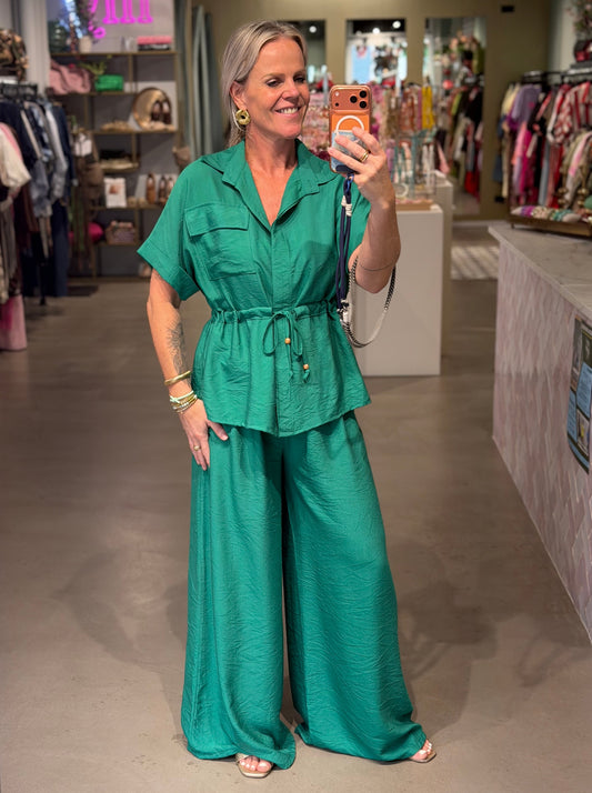 Co-ord set Kim groen