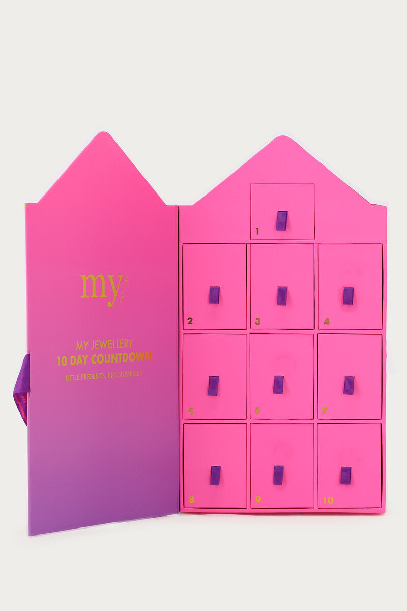 Adventskalender Luxe 10 Gifts Boutique zilver