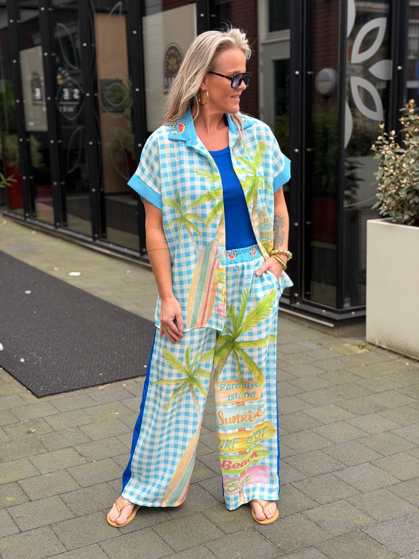 Tweedelige set Luisa palm